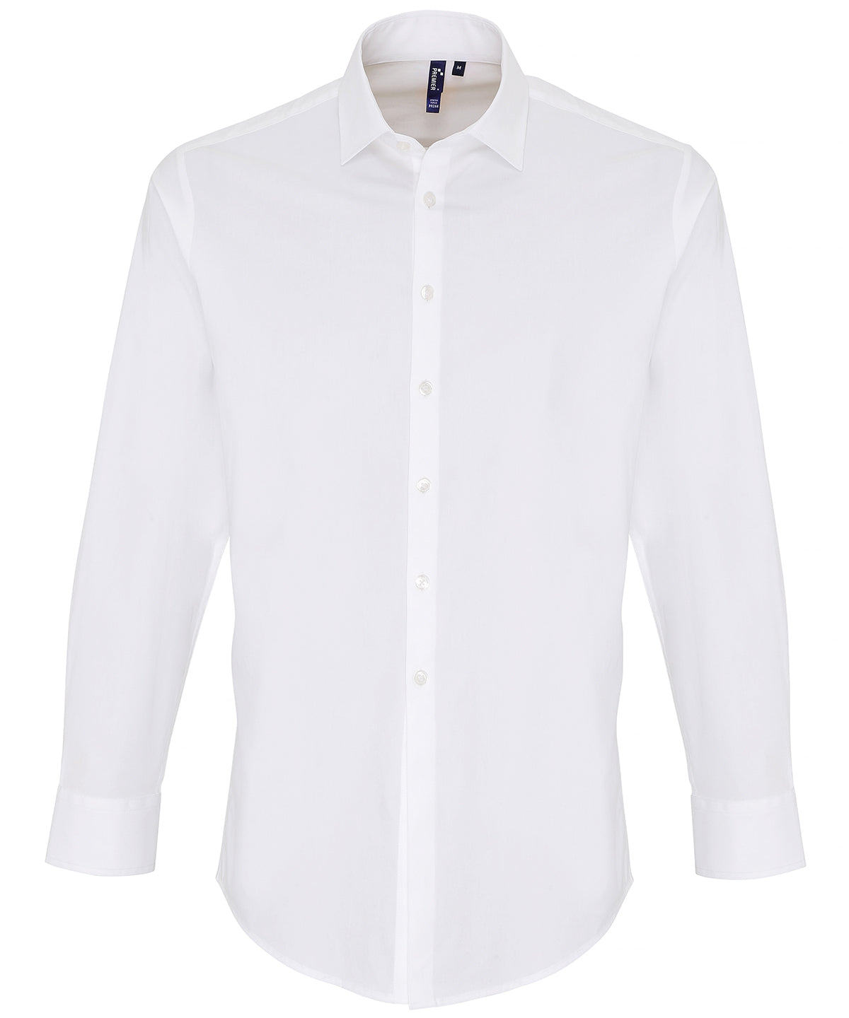 Premier - Stretch fit cotton poplin long sleeve shirt - PR244