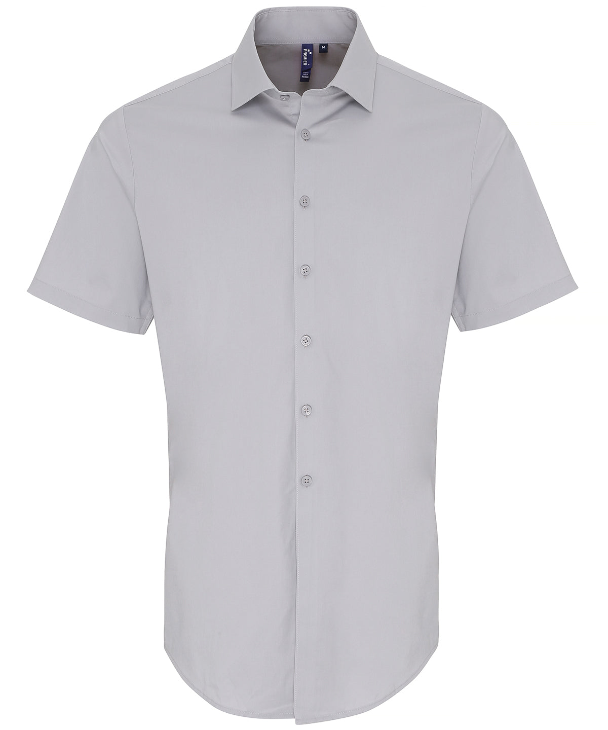 Premier - Stretch fit cotton poplin short sleeve shirt - PR246