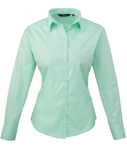 Premier - Women's poplin long sleeve blouse - PR300