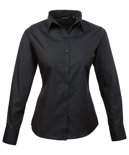 Premier - Women's poplin long sleeve blouse - PR300