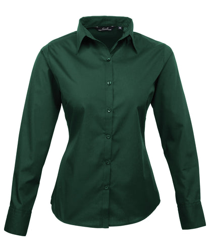 Premier - Women's poplin long sleeve blouse - PR300