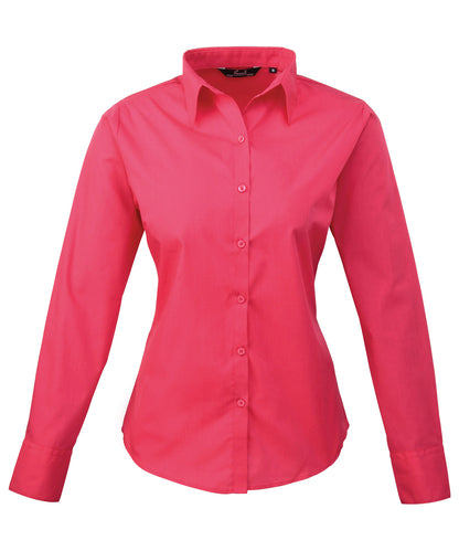 Premier - Women's poplin long sleeve blouse - PR300