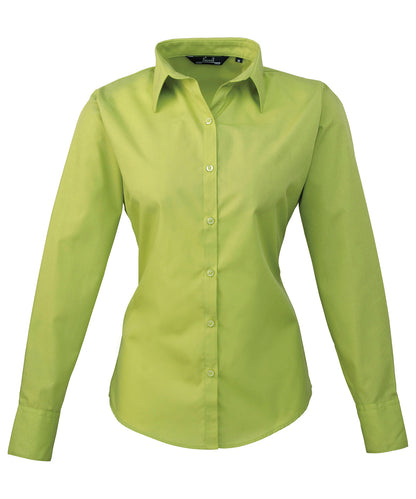 Premier - Women's poplin long sleeve blouse - PR300