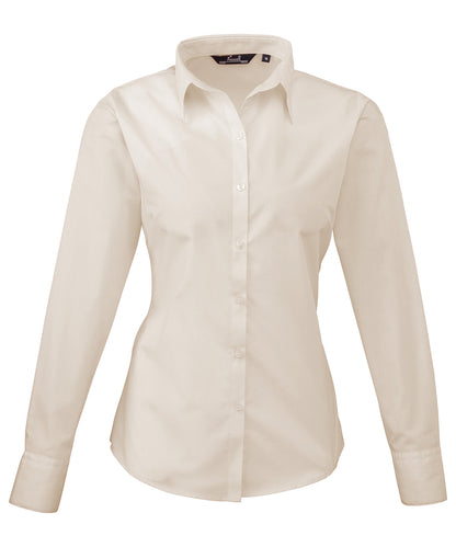 Premier - Women's poplin long sleeve blouse - PR300