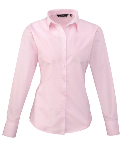 Premier - Women's poplin long sleeve blouse - PR300