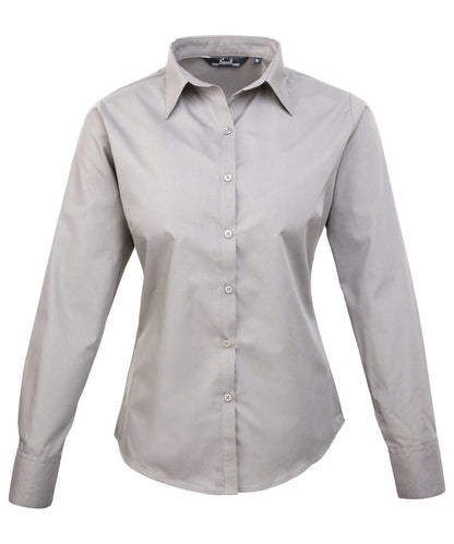 Premier - Women's poplin long sleeve blouse - PR300