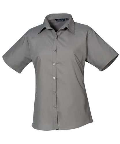 Premier - Women's short sleeve poplin blouse - PR302