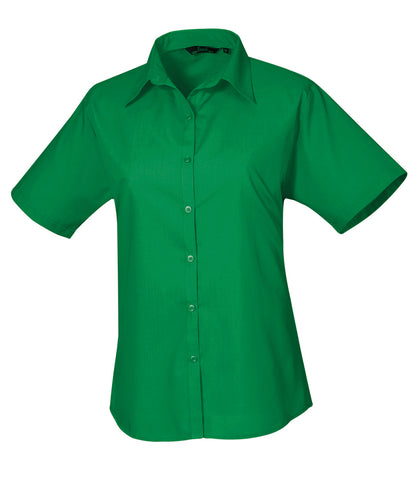 Premier - Women's short sleeve poplin blouse - PR302