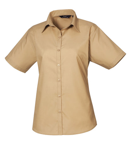 Premier - Women's short sleeve poplin blouse - PR302