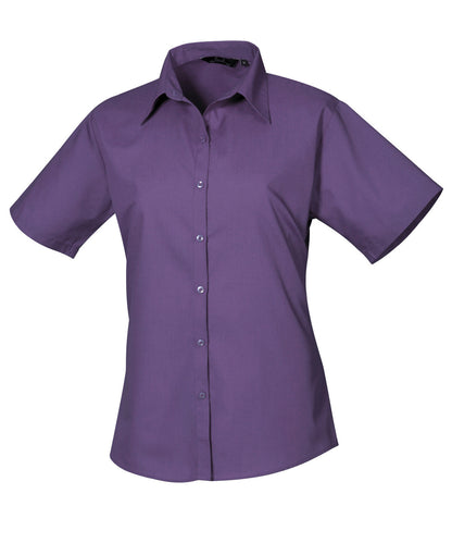 Premier - Women's short sleeve poplin blouse - PR302