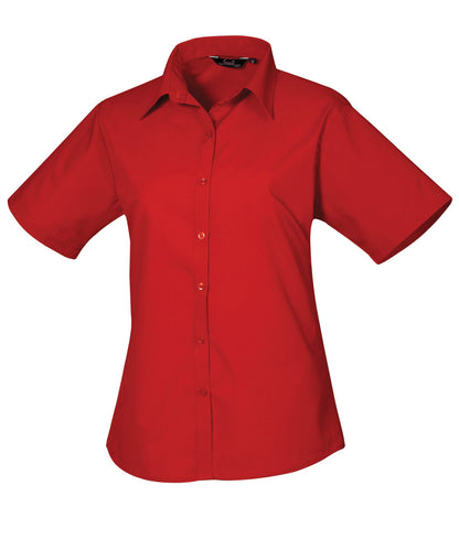 Premier - Women's short sleeve poplin blouse - PR302
