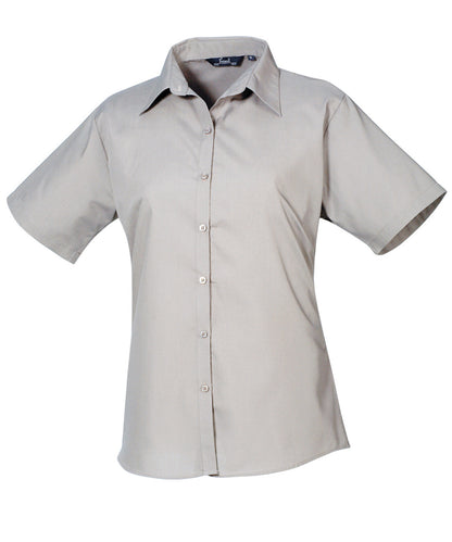 Premier - Women's short sleeve poplin blouse - PR302