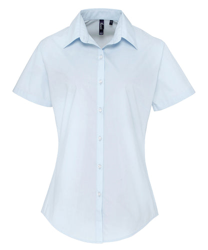Premier - Women's supreme poplin short sleeve shirt - PR309
