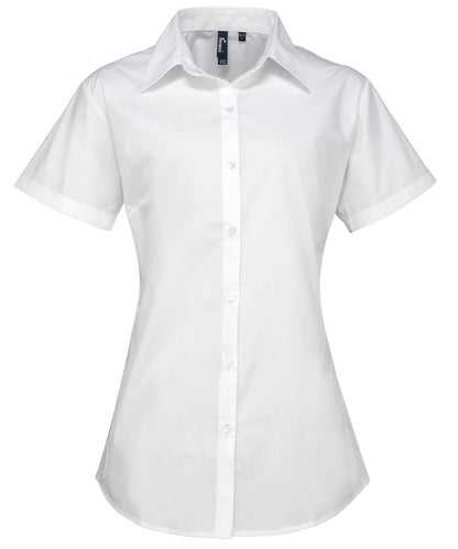 Premier - Women's supreme poplin short sleeve shirt - PR309
