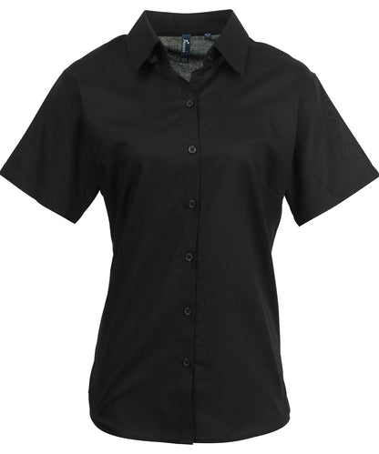 Premier - Women's signature Oxford short sleeve shirt - PR336