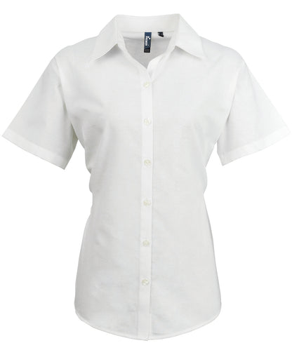 Premier - Women's signature Oxford short sleeve shirt - PR336