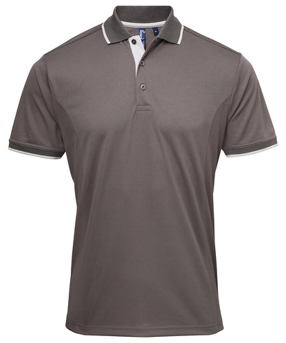 Premier - Contrast Coolchecker® polo - PR618