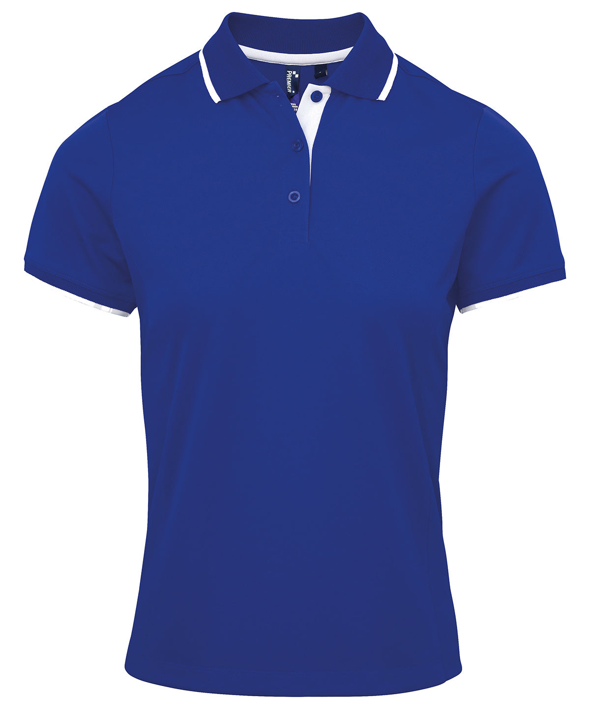 Premier - Women's contrast Coolchecker® polo - PR619