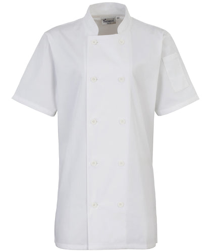 Premier - Women's short sleeve chef's jacket - PR670
