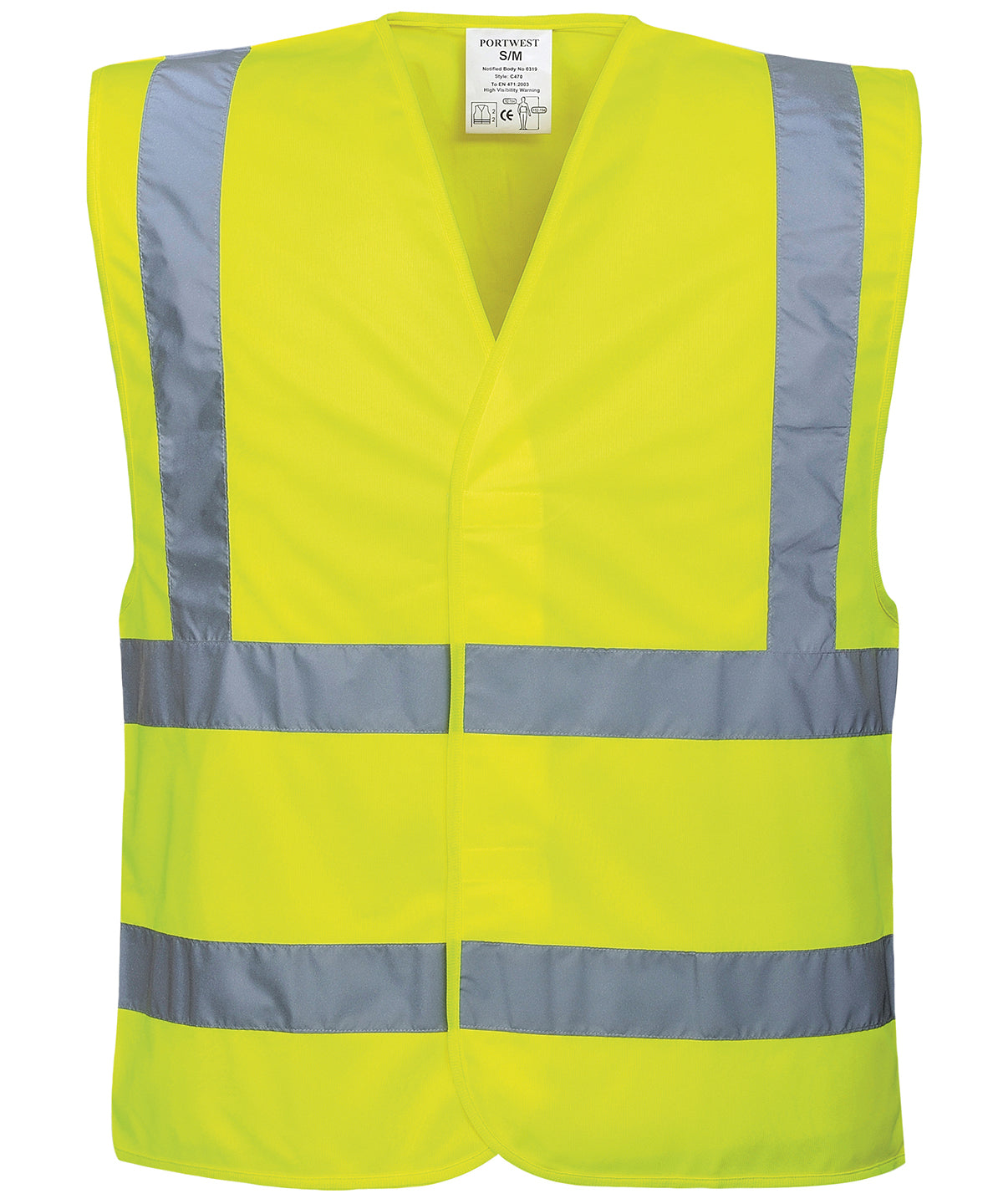 Portwest - Hi-vis two-band-and-brace vest (C470) - PW002