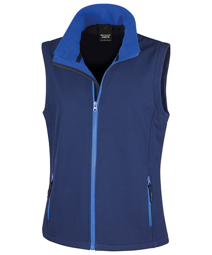 Result Core - Women's printable softshell bodywarmer - R232F