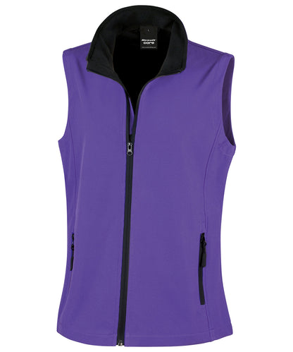 Result Core - Women's printable softshell bodywarmer - R232F