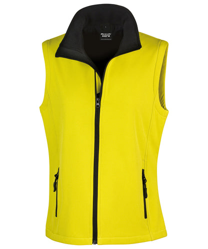 Result Core - Women's printable softshell bodywarmer - R232F