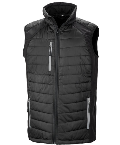 Result Genuine Recycled - compass padded softshell gilet - R238X