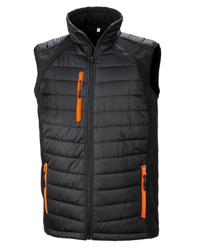 Result Genuine Recycled - compass padded softshell gilet - R238X