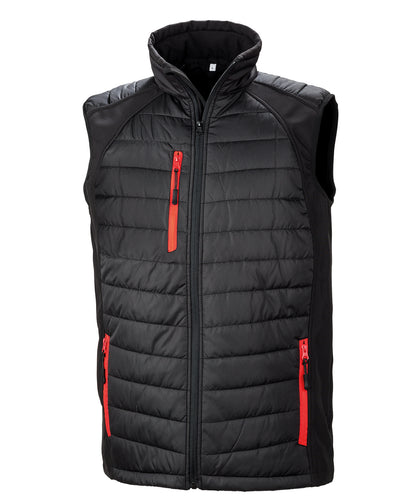 Result Genuine Recycled - compass padded softshell gilet - R238X