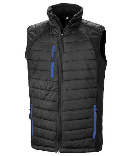 Result Genuine Recycled - compass padded softshell gilet - R238X