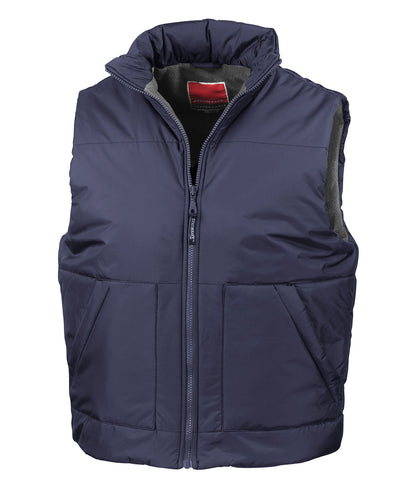 Result - Fleece-lined bodywarmer - RE44A