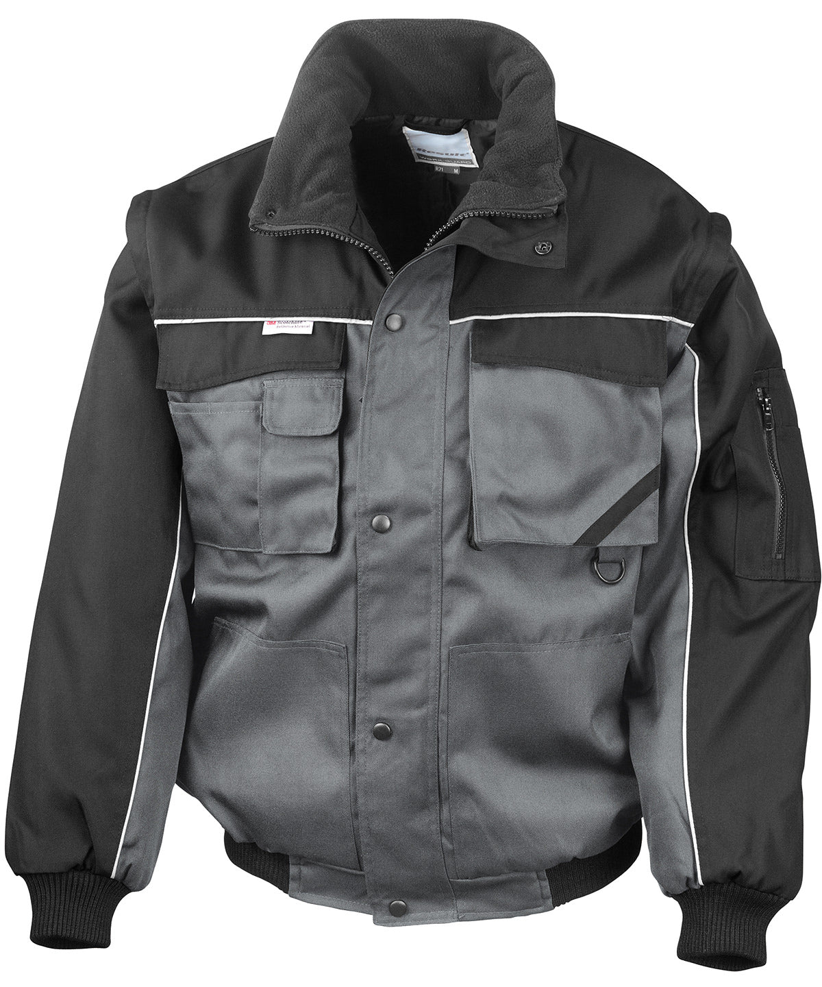Result Workguard - Work-Guard zip sleeve heavy-duty pilot jacket - RE71A