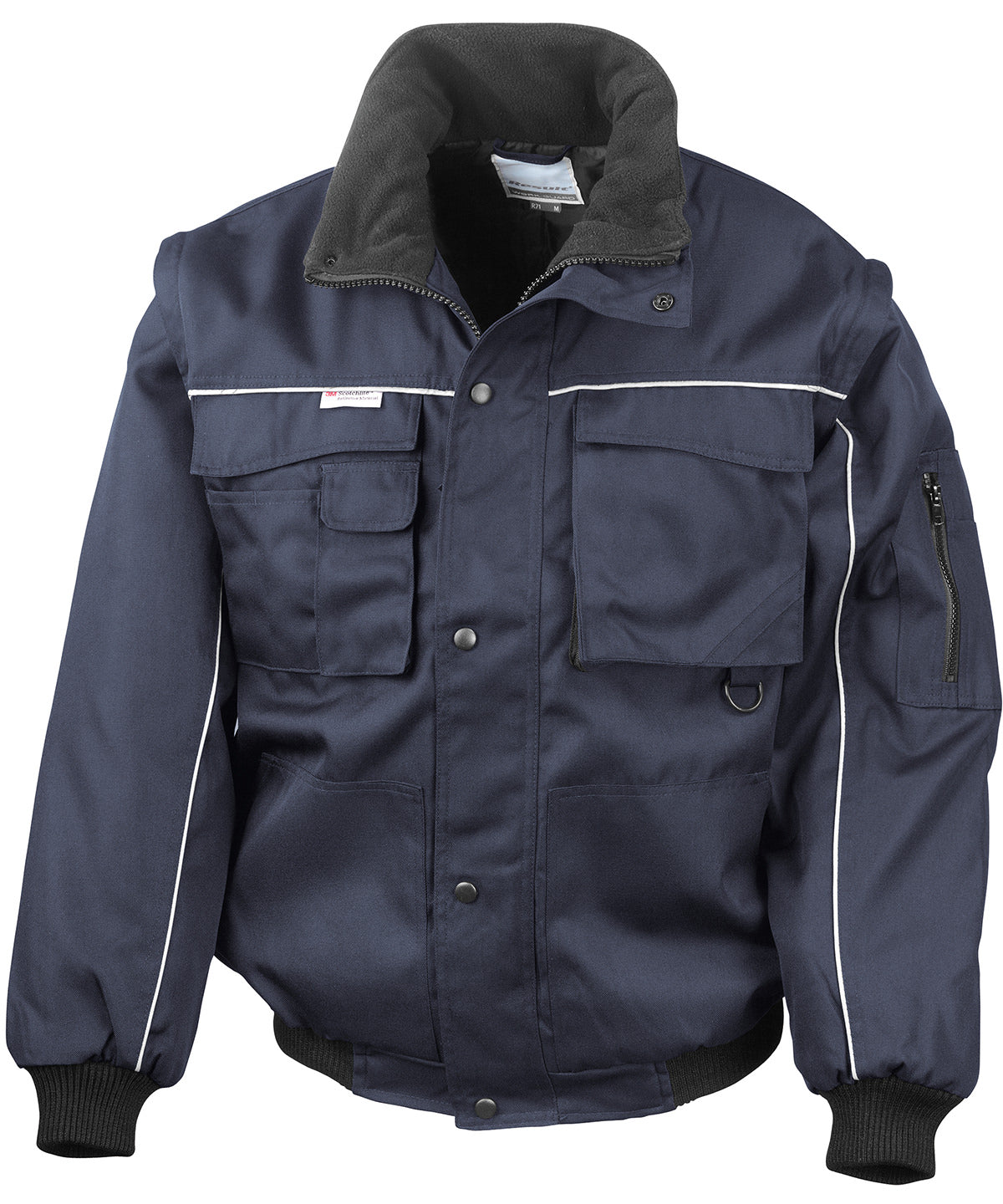 Result Workguard - Work-Guard zip sleeve heavy-duty pilot jacket - RE71A