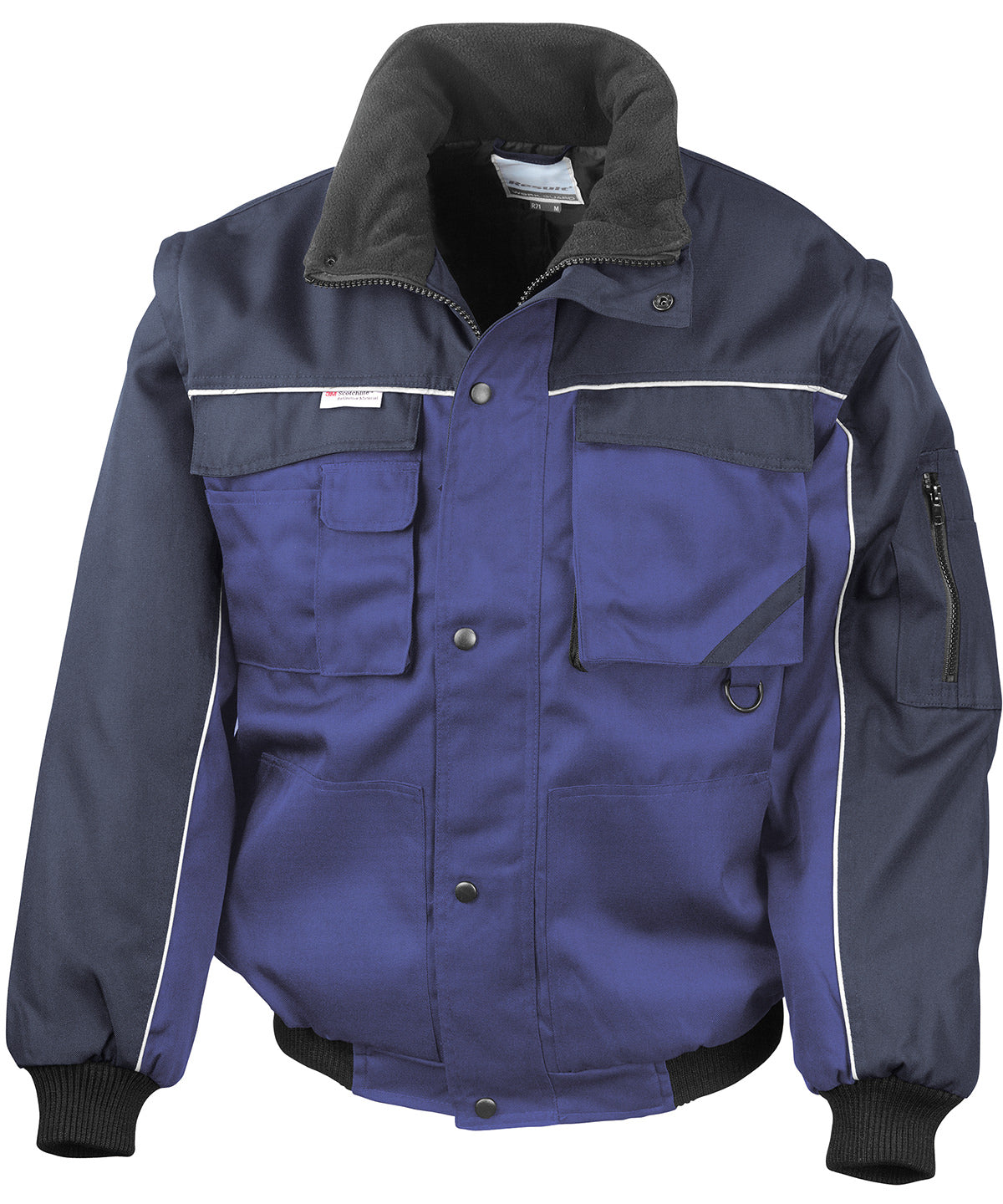 Result Workguard - Work-Guard zip sleeve heavy-duty pilot jacket - RE71A