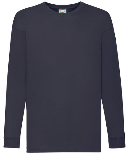 Fruit of the Loom - Kids long sleeve valueweight T - SS007