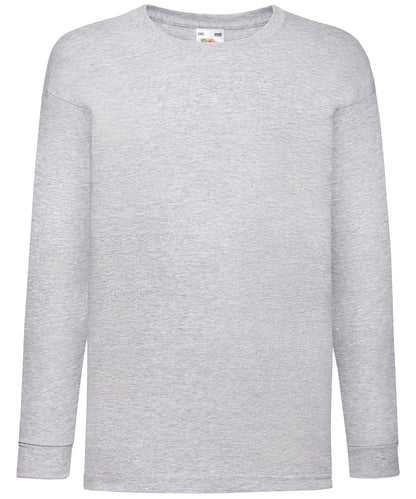 Fruit of the Loom - Kids long sleeve valueweight T - SS007