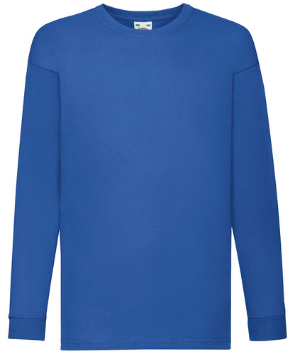 Fruit of the Loom - Kids long sleeve valueweight T - SS007