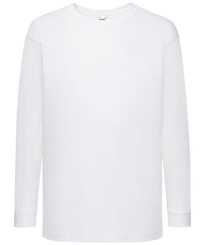 Fruit of the Loom - Kids long sleeve valueweight T - SS007