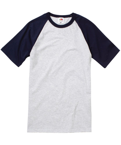 Fruit of the Loom - Short sleeve baseball T - SS026