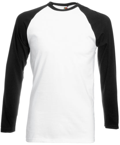 Fruit of the Loom - Long sleeve baseball T - SS028