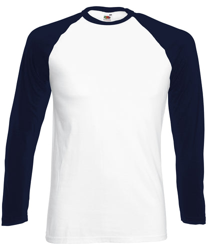 Fruit of the Loom - Long sleeve baseball T - SS028