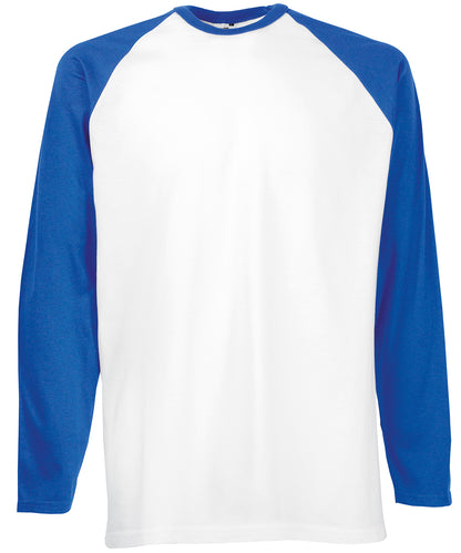 Fruit of the Loom - Long sleeve baseball T - SS028