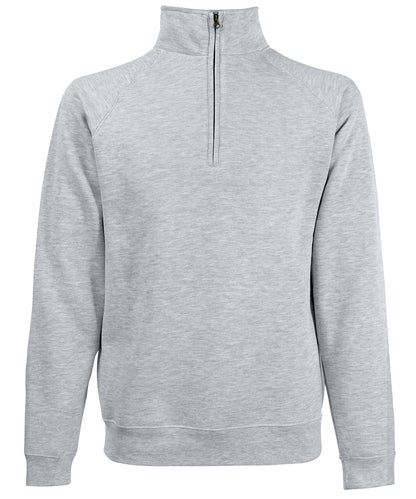 Fruit of the Loom - Classic 80/20 zip neck sweatshirt - SS230