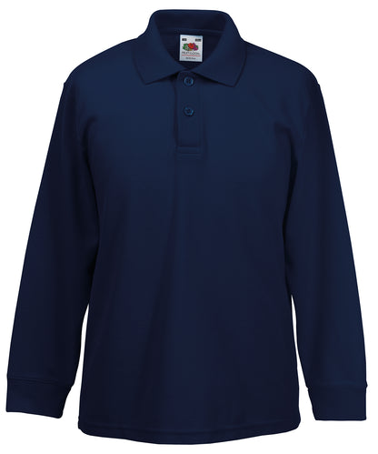 Fruit of the Loom - Kids long sleeve 65/35 polo - SS320