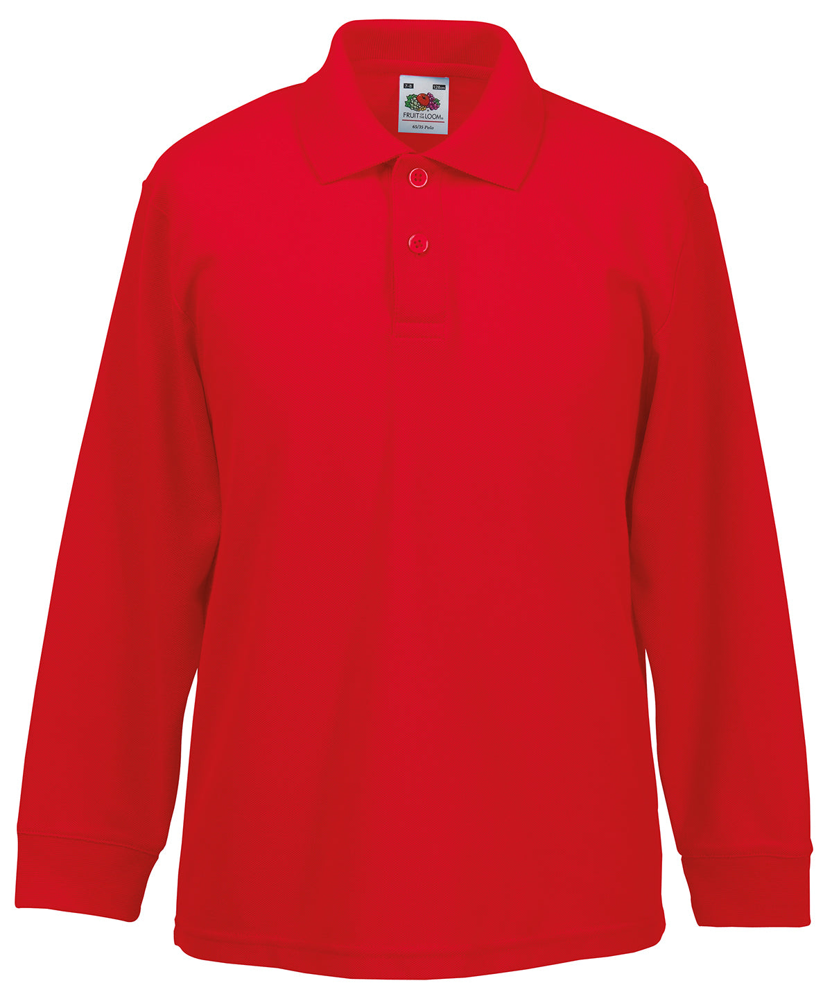 Fruit of the Loom - Kids long sleeve 65/35 polo - SS320