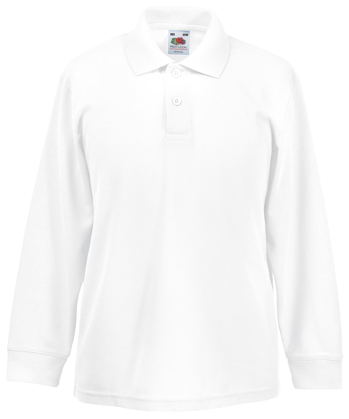 Fruit of the Loom - Kids long sleeve 65/35 polo - SS320