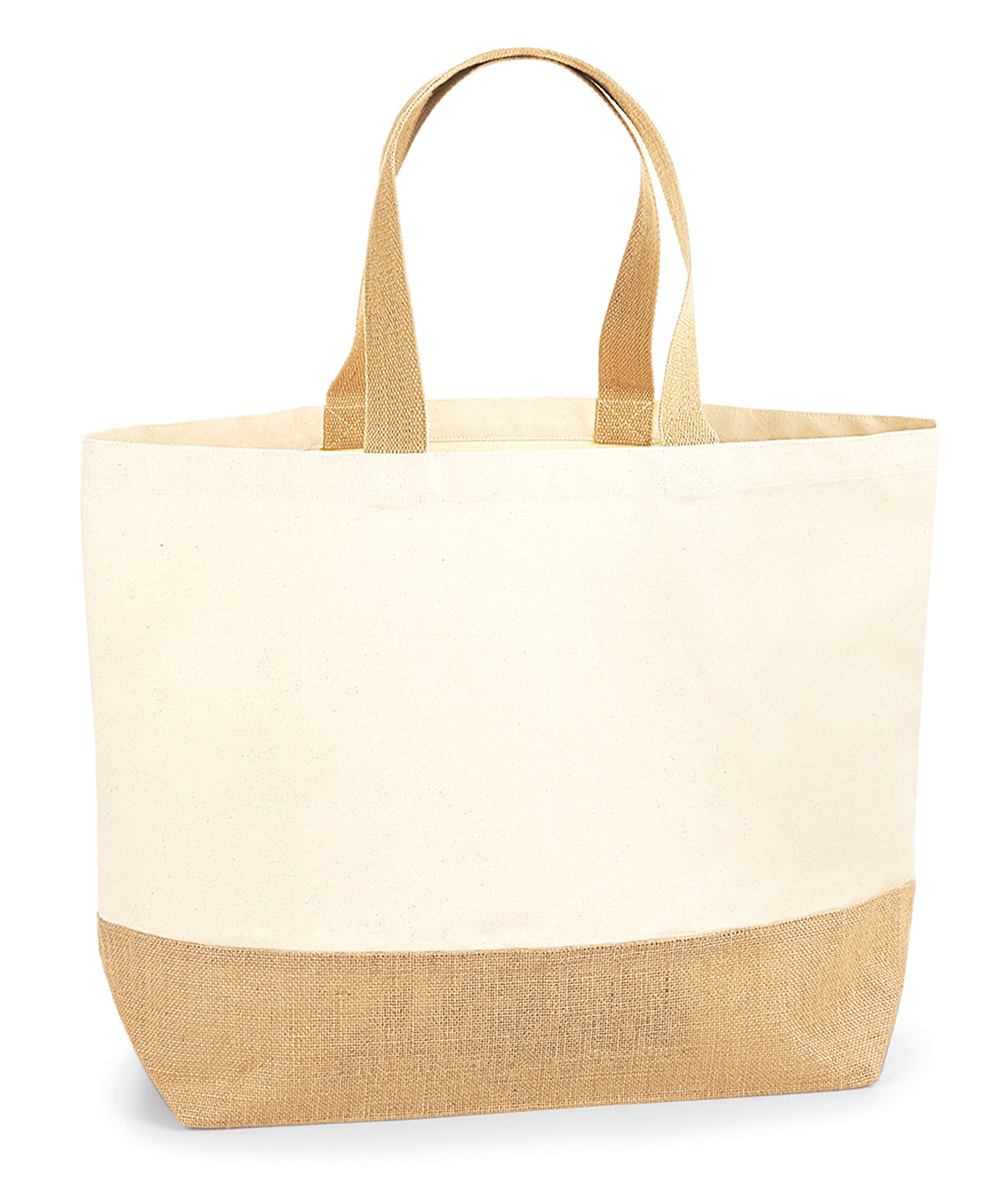 Westford Mill - Jute base canvas tote XL - WM452