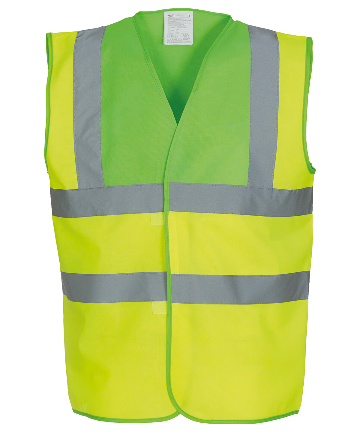 Yoko - Hi-vis 2-band-and-braces waistcoat (HVW100) - YK001