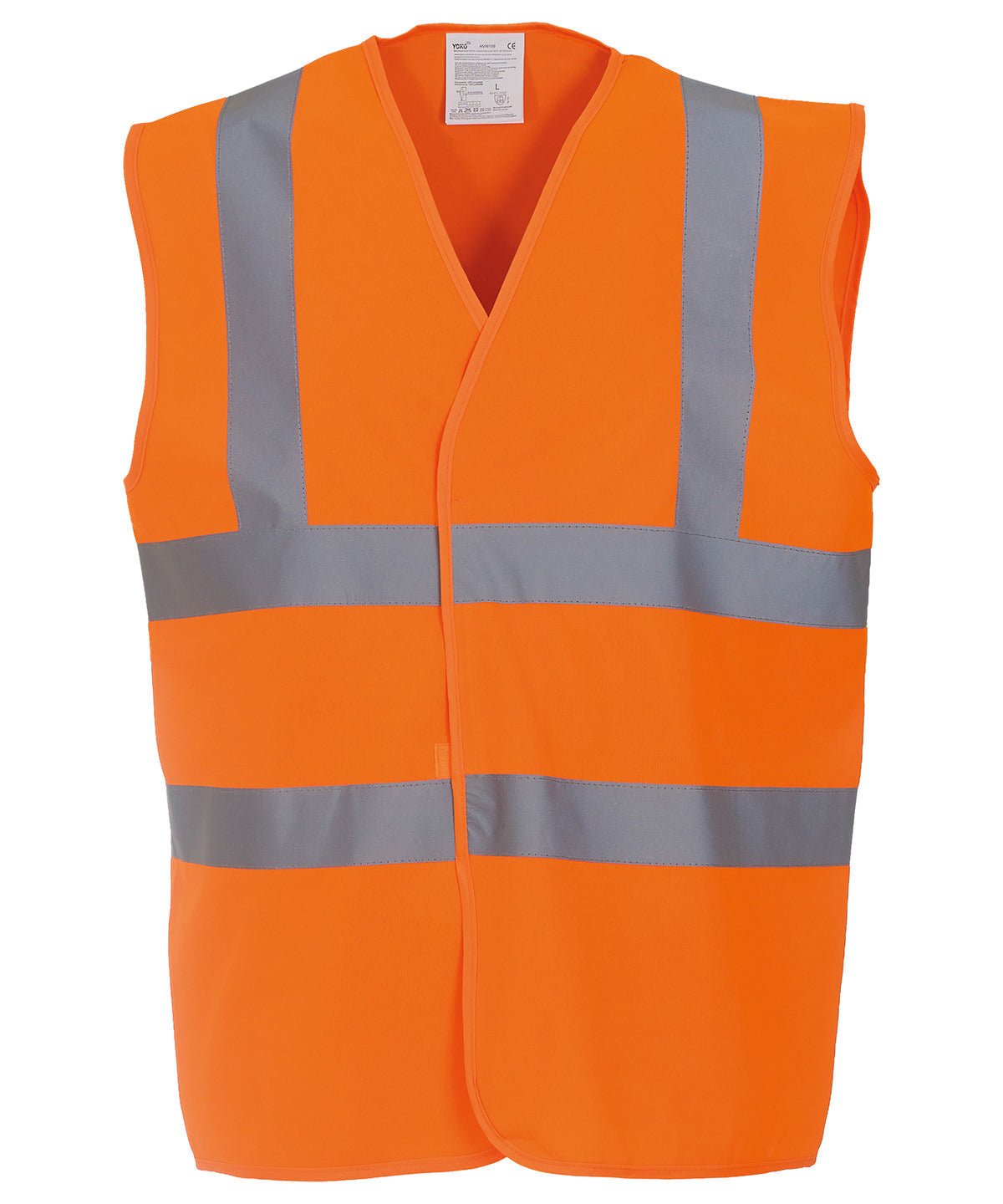 Yoko - Hi-vis 2-band-and-braces waistcoat (HVW100) - YK001
